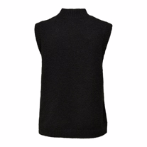 ONLY Højhalset Strik Vest Gabi Black